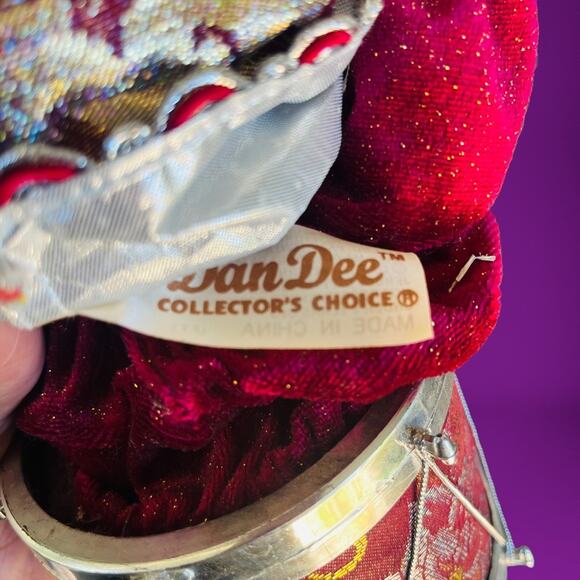 3 Piece Set Collector Edition Porcelain Collectible Jester in Musical Drum Clown - Picture 5 of 16